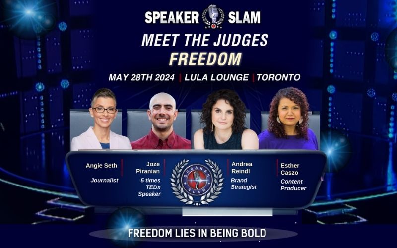 Speaker Slam® Unveils Judges for the Third Competition of the 2024 Year "Freedom"