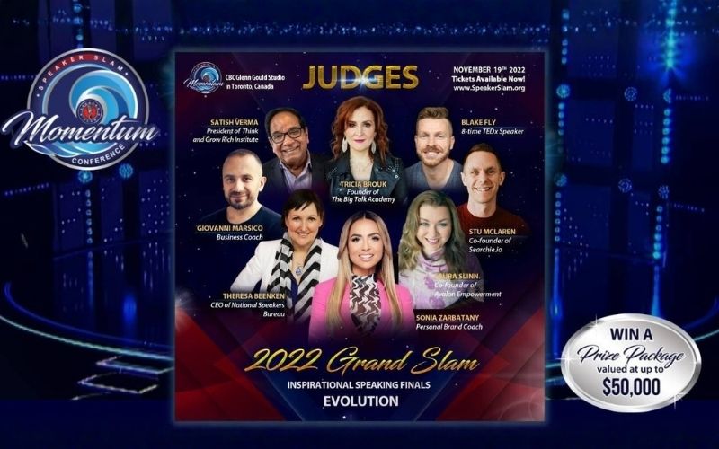Meet Your Judges for the 2022 Grand Slam - The Inspirational Speaking Finals