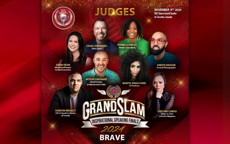 Meet Your Judges for the 2024 Grand Slam - The Inspirational Speaking Finals