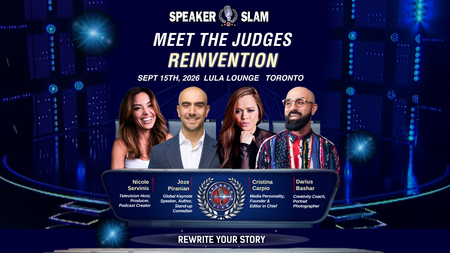 Speaker Slam® Unveils Judges for the Final Competition of 2026 "Reinvention"