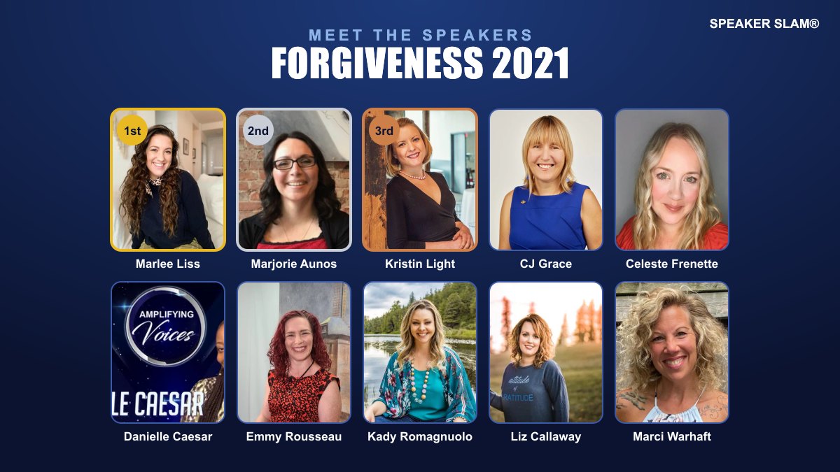 Meet the Speakers for Forgiveness 2021