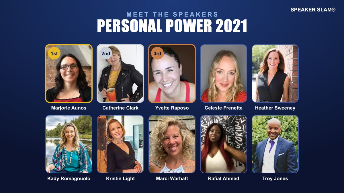 Meet the Speakers for Personal Power 2021