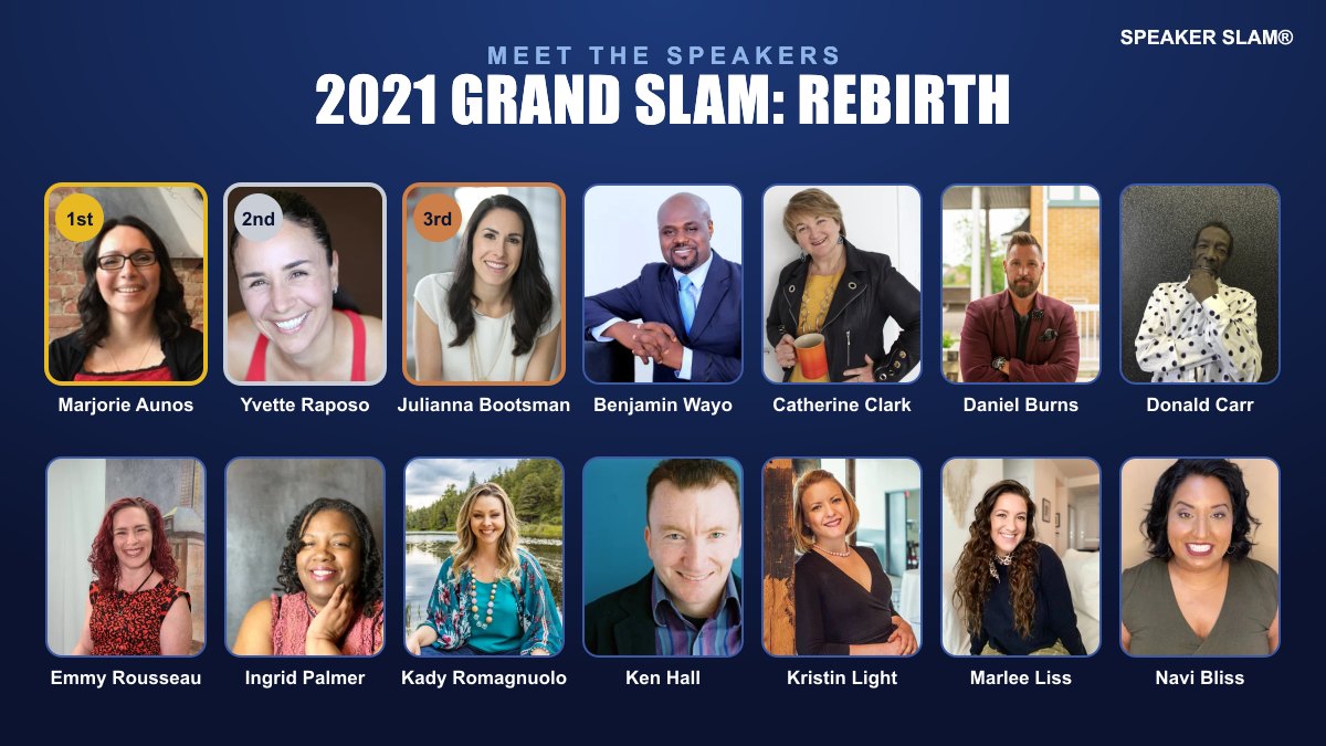 Meet the Speakers for the 2021 Grand Slam: Rebirth