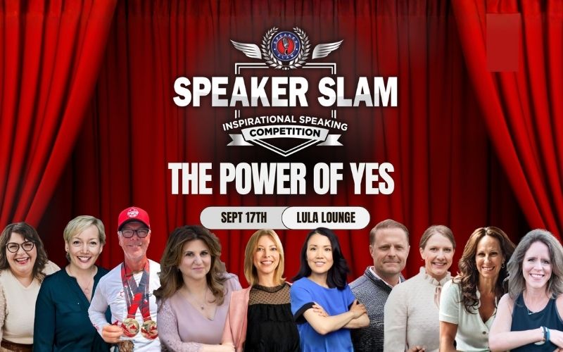 Speaker Slam® Announces Speaker Lineup for the 5th Competition of the 2024 Season on the Theme "Power of Yes"