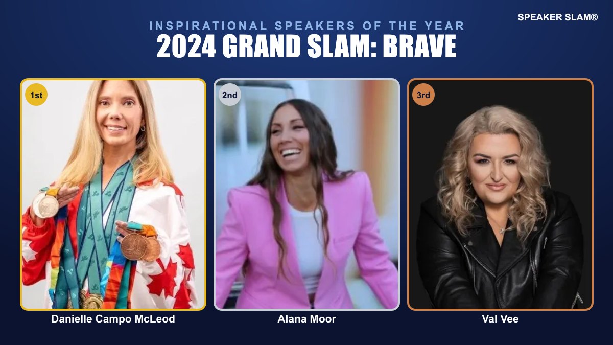 Danielle Campo McLeod, winner of the 2024 Grand Slam, Brave