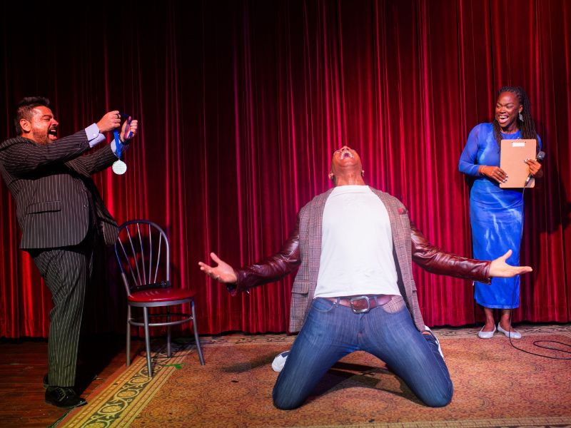 Winner moment at Lula Lounge