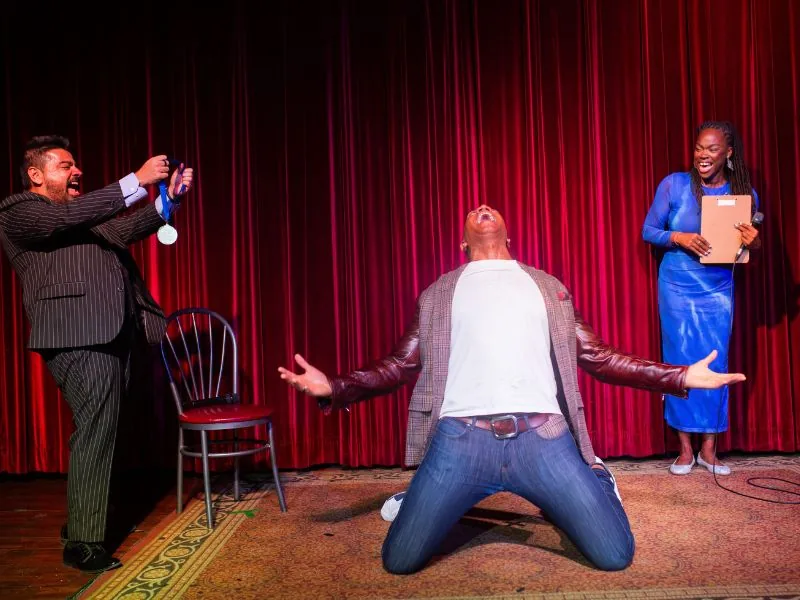 Winner moment at Lula Lounge