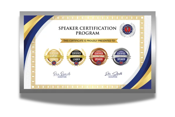 Speaker Slam® Speaker Certification Program